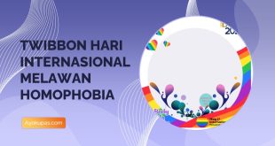 Download Twibbon Hari Internasional Melawan HomoPhobia 2022 Paling Lengkap